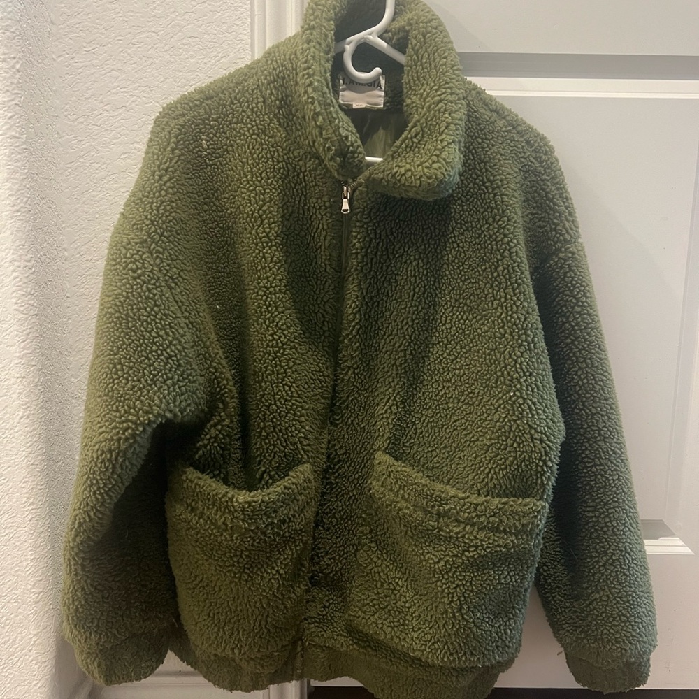 I.AM.GIA Olive Sherpa Jacket